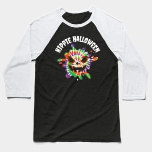 TieDye Hippie Halloween Baseball T-Shirt